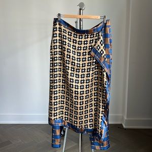 Zara geometric wrap front pants  NWT